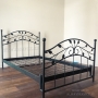 Wrought iron bed