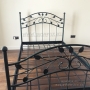 Wrought iron bed