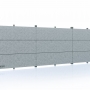 Модерна ограда от фиброцимент - 2440x600x8mm.
