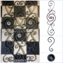 Parapetto componente 240x800/12x6mm