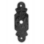 Wrought Iron Lock Plate 36x102mm