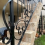 Smooth iron railing