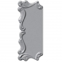 Wrought Iron Lock Plate 133x318mm
