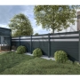 Fence panel with aluminum
